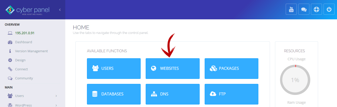 How to Set Up a Sub-Domain with CyberPanel Web Hosting