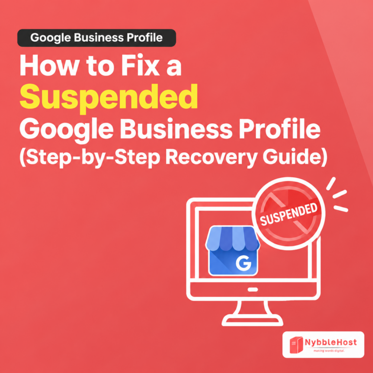 How to Fix a Suspended Google Business Profile (Step-by-Step Recovery Guide)